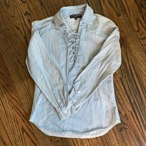 Central Park West Denim Top